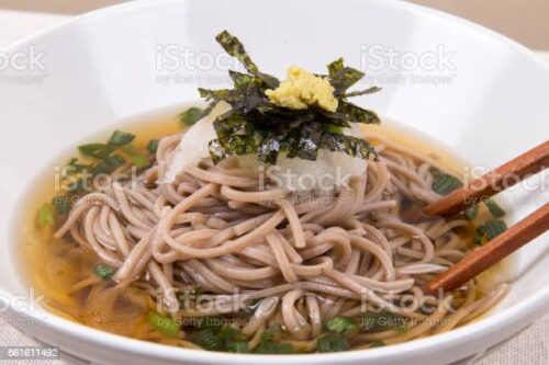 buckwheat noodle - soba - memil guksu